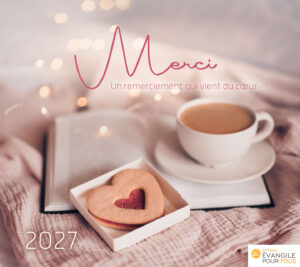 Calendrier "Merci" 2027