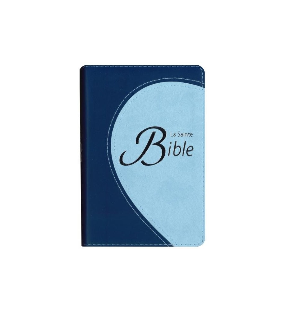 Bible compacte duo bleue