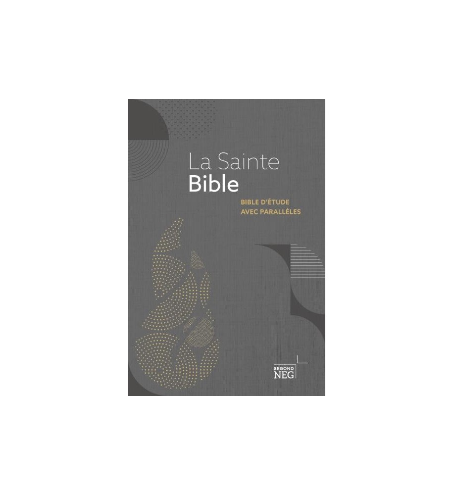 BIBLE NEG d'étude avec parallèles rigide