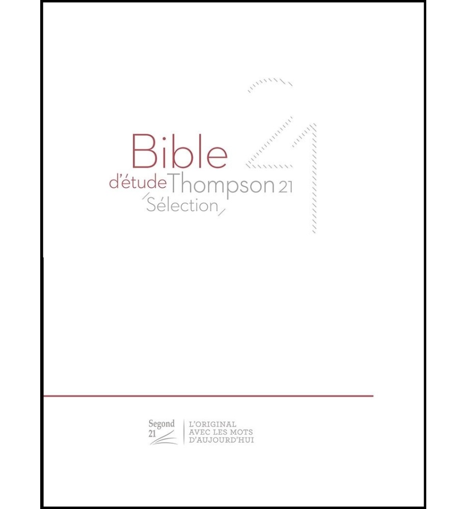 Bible d'étude Thompson S21