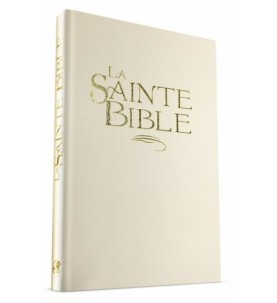 BIBLE CONFORT RIGIDE BLANC, TRANCHE OR 904