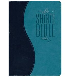 Bible Duo bleu nuit et bleu turquoise