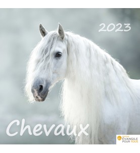 Calendrier 2023 Chevaux