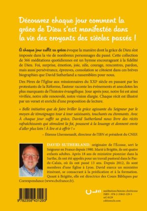 A chaque jour suffit sa grâce