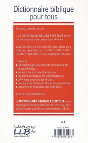 Dictionnaire Biblique pour tous