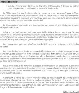 Le commentaire du disciple de toute la Bible