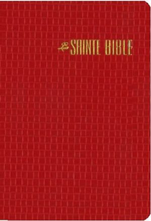 Bible similcuir souple rouge TEXAS 896