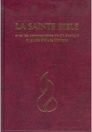 Bible Scofield bordeaux rigide 15336