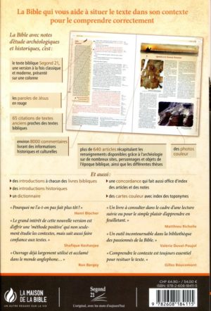 Bible archéologique illustrée, rigide