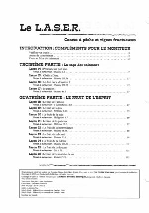 LASER Cannes à pêche et vignes fructueuses (VOL 2)