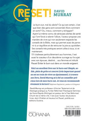 RESET - vivre la grâce à l'ère du burn out