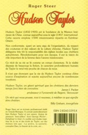 HUDSON TAYLOR L'Evangile au coeur de la Chine