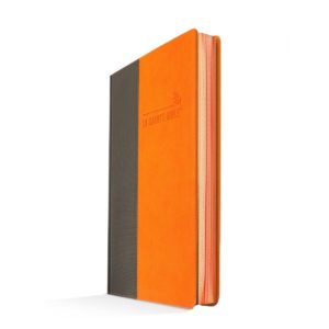 BIBLE CONFORT SOUPLE DUO ORANGE/GRIS, FERMETURE 928