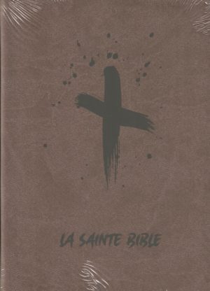 BIBLE SOUPLE BEIGE MOTIF CROIX 988