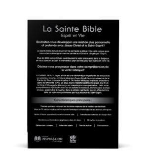 BIBLE ESPRIT ET VIE simili cuir BLEU
