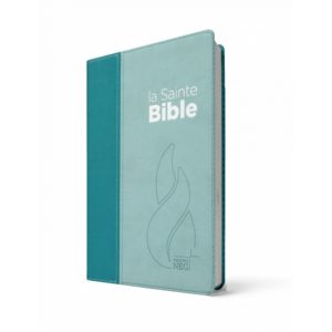 Bible compacte souple, bleu lagon ciel 11247