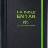 LA BIBLE EN 1 AN NFC Souple simili cuir noir