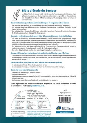 Bible d’étude Semeur - Verte olivier
