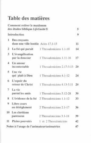 1 et 2 Thessaloniciens COMMENT EN ETRE SUR ?