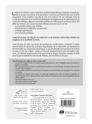 Bible Semeur rigide blanche petit modèle