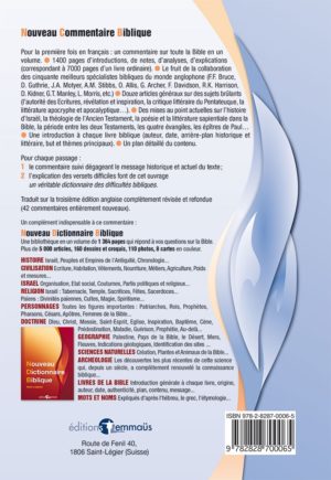 NOUVEAU COMMENTAIRE BIBLIQUE