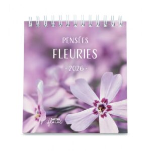 Calendrier "Pensées fleuries" 2026