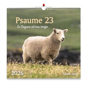 Calendrier "Psaume 23" Grand Format 2026