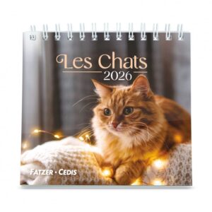 Calendrier "Nos amis les chats" petit format 2026