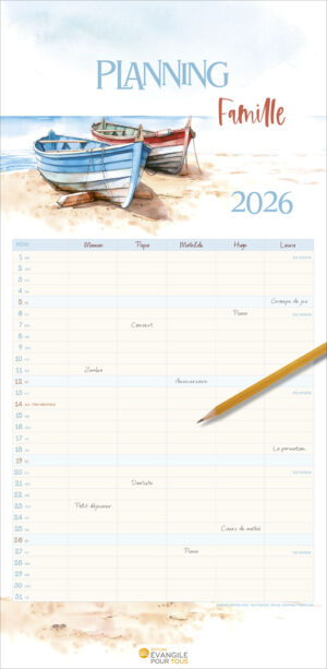 Planning "Famille" 2026