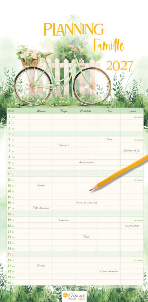 Planning "Famille" 2027