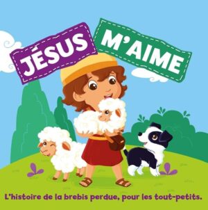 Jésus m'aime livre tissu