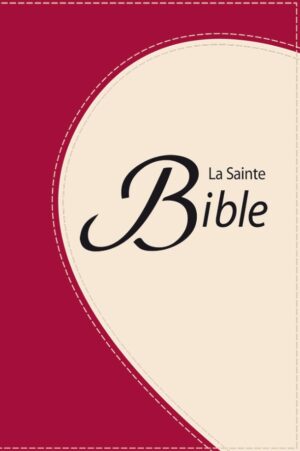 Bible Compacte Segond 1910 Modèle souple, duotone framboise, ruban marque page, tranche dorée