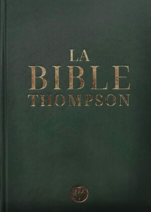 Bible Thompson rigide verte avec onglets