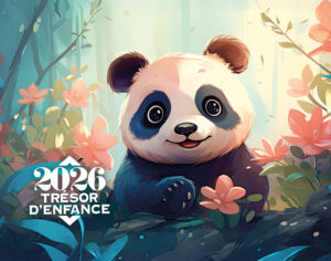 Trésor d'Enfance mural 2026 (panda)