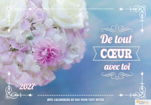 Calendrier "De tout cœur avec toi" 2027