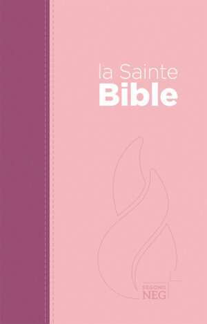 Bible NEG compacte souple toile duo rose et violet 11286